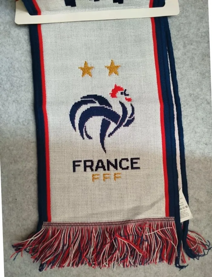 Écharpe Officiel FFF Equipe de France Football Neuf
