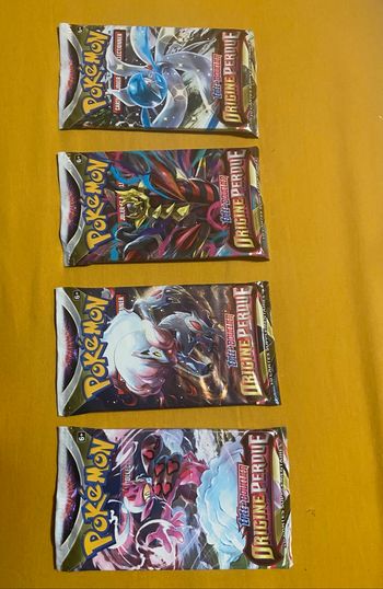 Art set booster Pokémon origine perdue