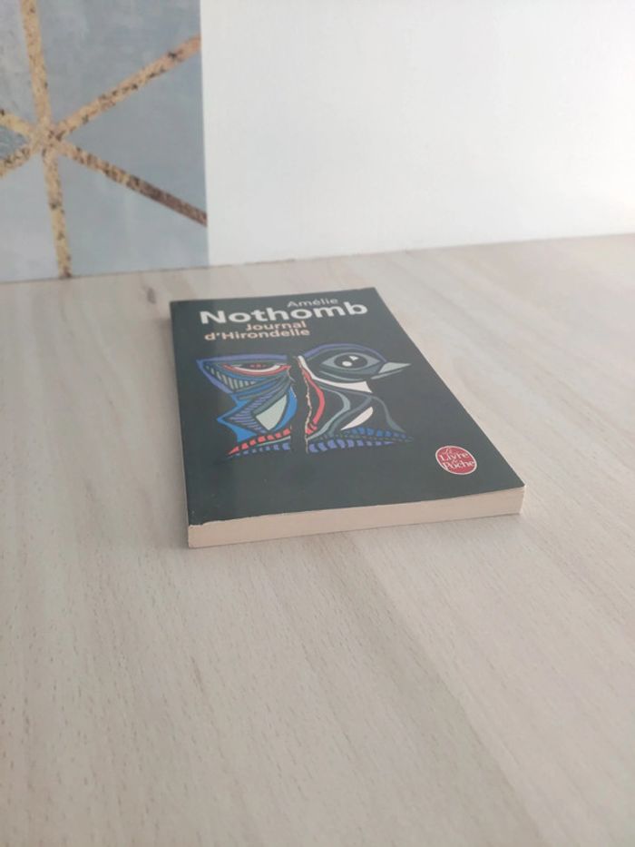 Livre poche journal hirondelle Nothomb - photo numéro 2