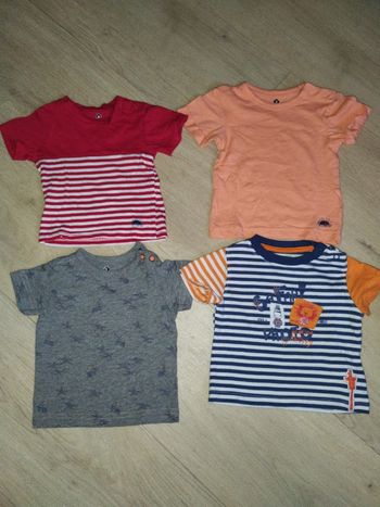 Lot 4 t shirts 3 mois