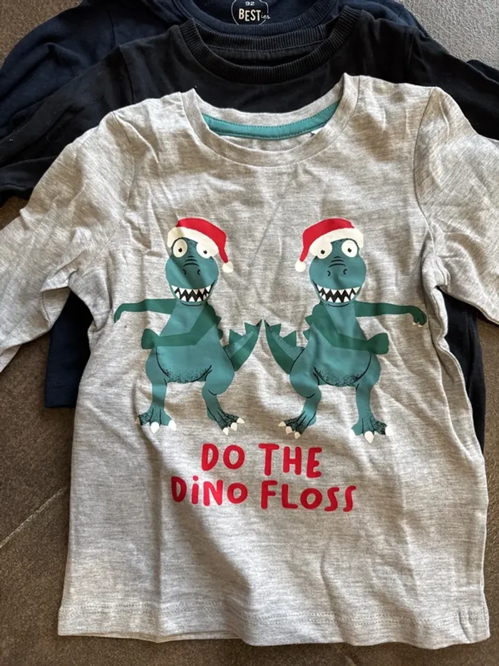 Lot de 3 t-shirt manches longues - photo numéro 4