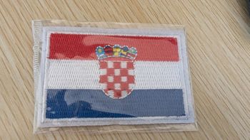 Drapeau écusson Croatie