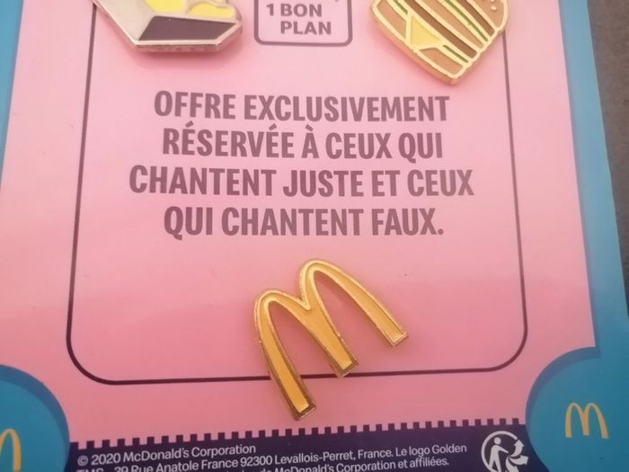 3 pins collection mc donald's - photo numéro 4