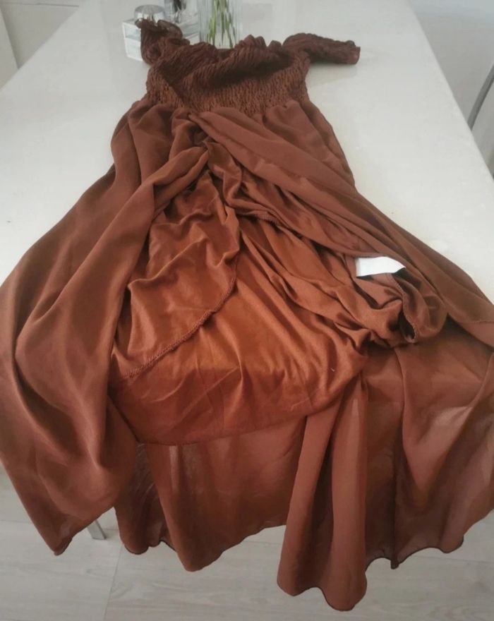 🤎🤍Magnifique Robe Légère Et Fluide Candida 🤎🤍 - photo numéro 2