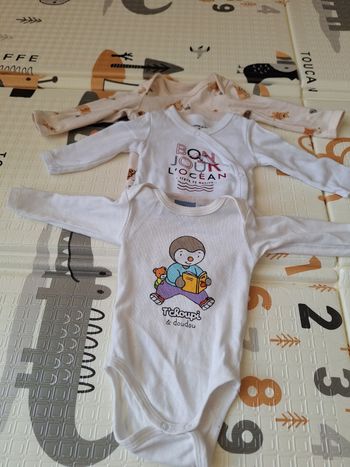 Lot de 3 bodies 3 mois