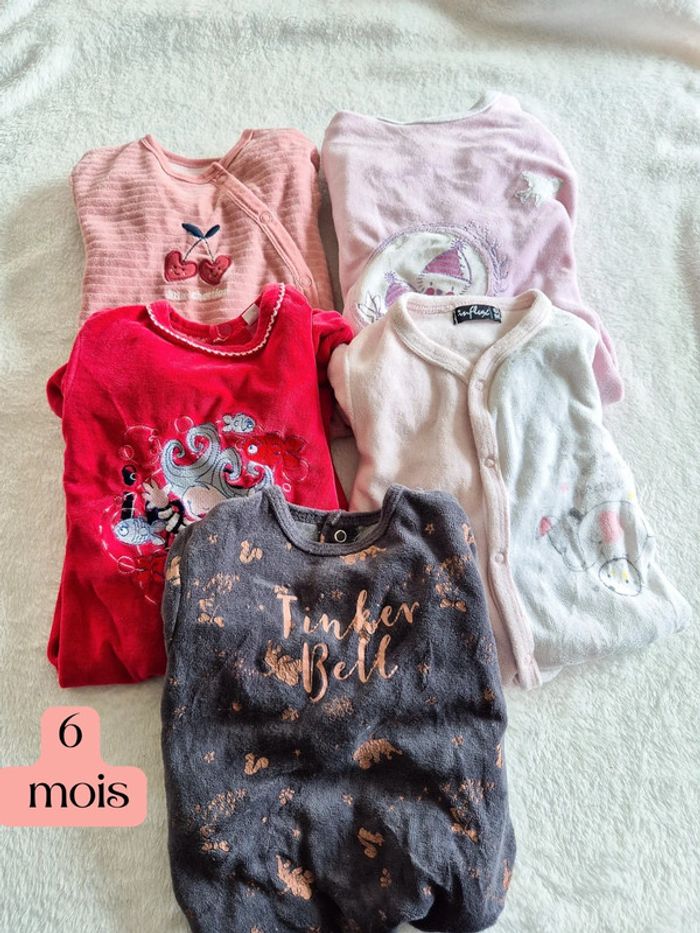 Lot 5 pyjamas 6 mois