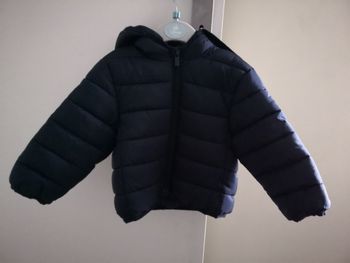 Doudoune à capuche matelassée (Bleu marine) 12 mois (80 cm) Kiabi