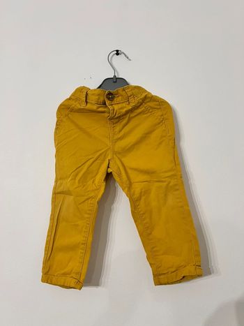 Pantalon jaune moutarde