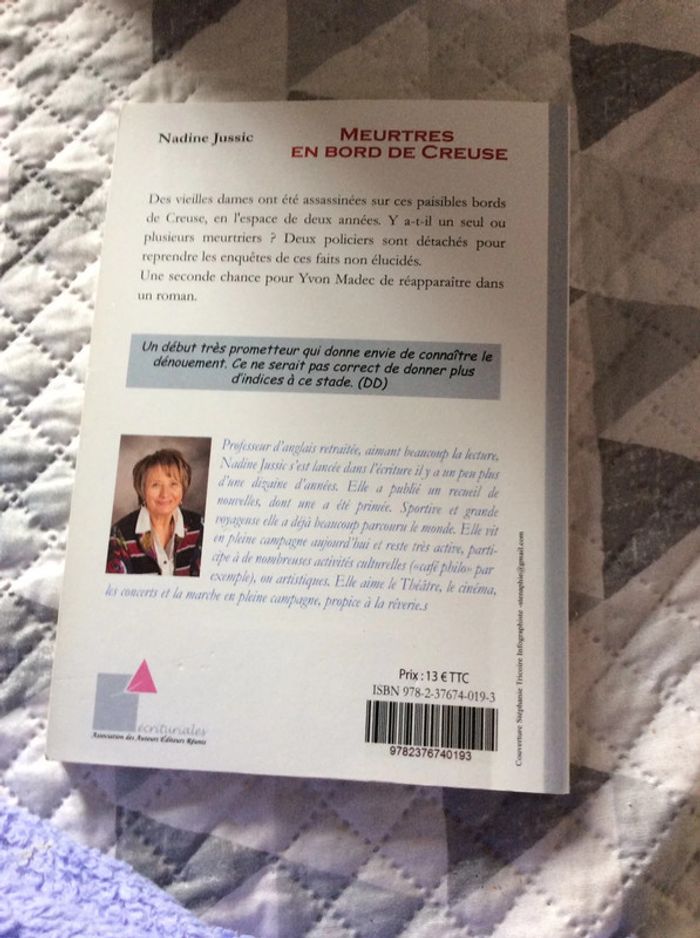 #meurtres en bord de Creuse Nadine Jussic - photo numéro 3