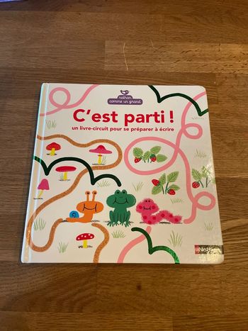 Livre cartonné Nathan comme un grand C’est partie ! Un livre circuit pour se préparer à écrire