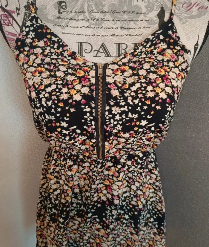 Blouse tunique fleurie femme sm - photo numéro 2