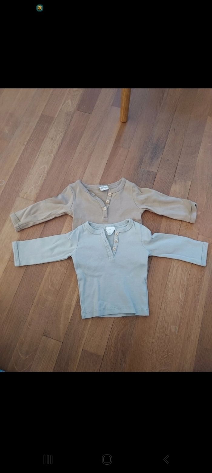 Lot de tee shirt 1 à 3 mois