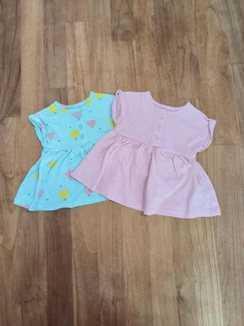 Lot de 2 tuniques 3mois Tex