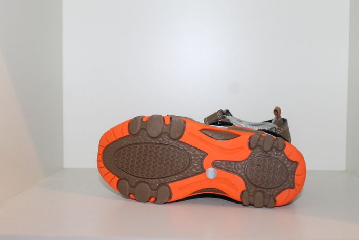 jolies sandales nus pieds marron et orange 35 - photo numéro 6
