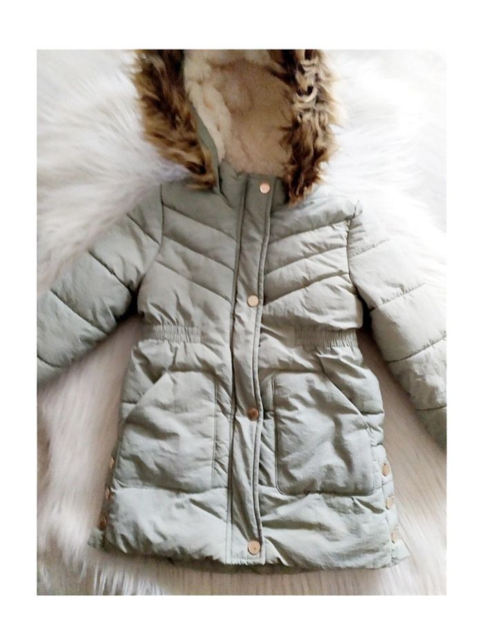 Anorak doudoune fille parka hiver à capuche pour fille 4 ans - photo numéro 3
