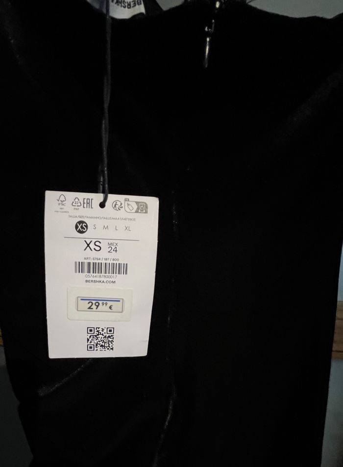 Robe noire soirée (XS - 34) Bershka - photo numéro 3