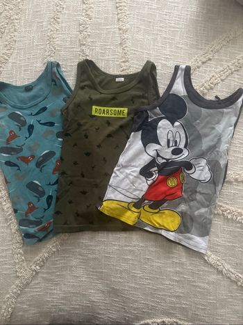 Lot de 3 débardeurs garçon 5/6 ans