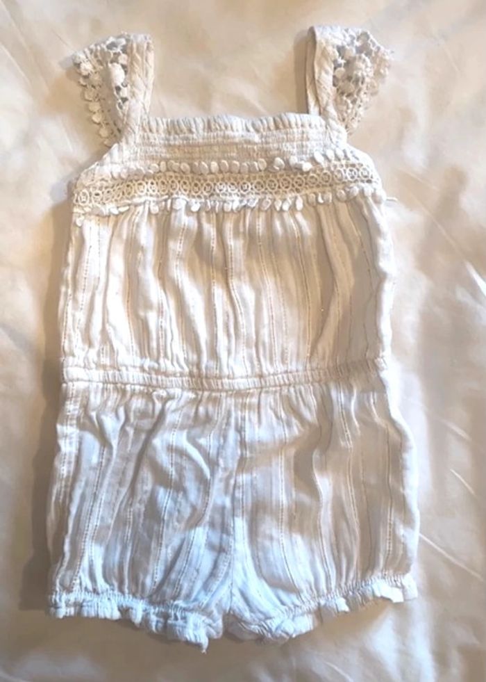 Combi short bébé fille