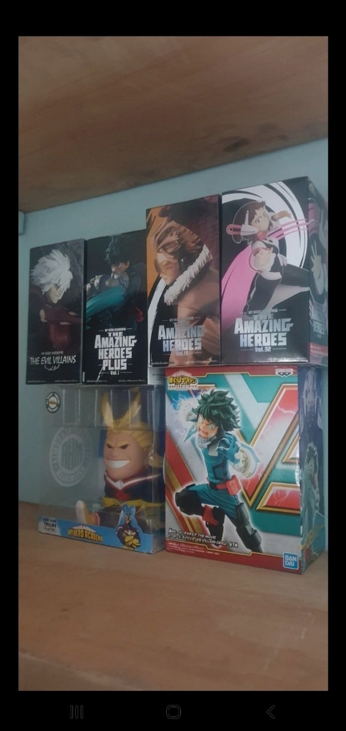 Lot figurine my hero academia