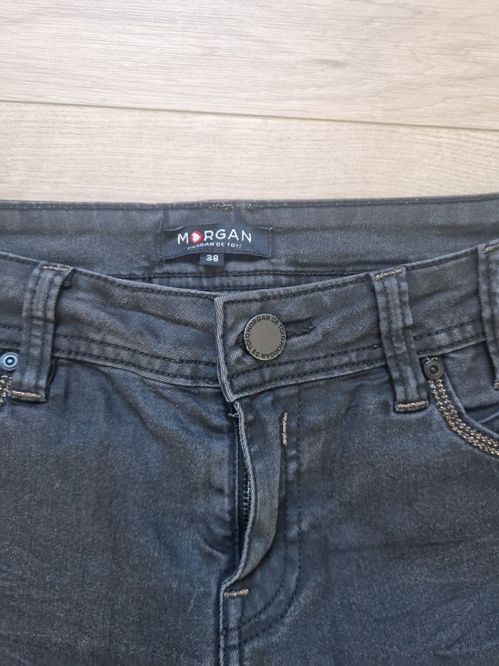 Jean femme noir Morgan taille 38 - photo numéro 4