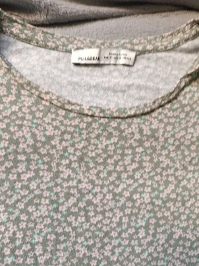 Robe tunique fleurie pull & bear taille S - photo numéro 5