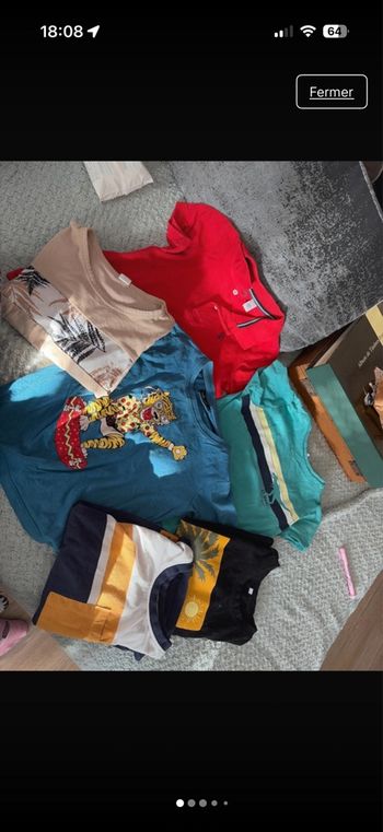 Lot tee shirt garçon 6 ans