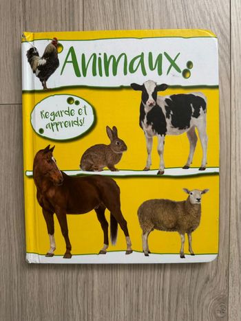 Livre cartonné les animaux
