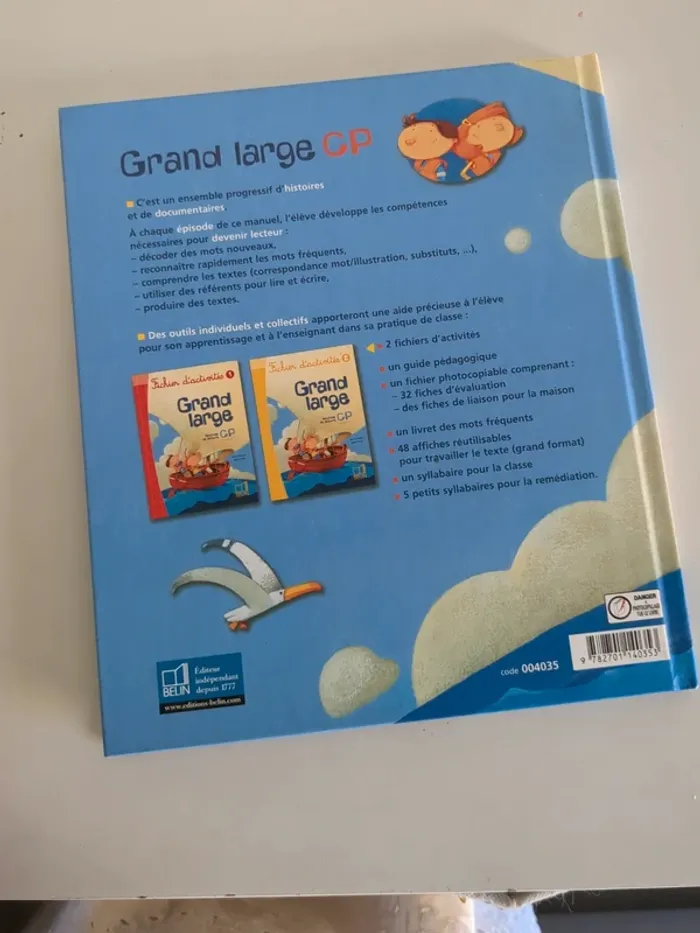 Livre de lecture CP méthode grand large - photo numéro 2