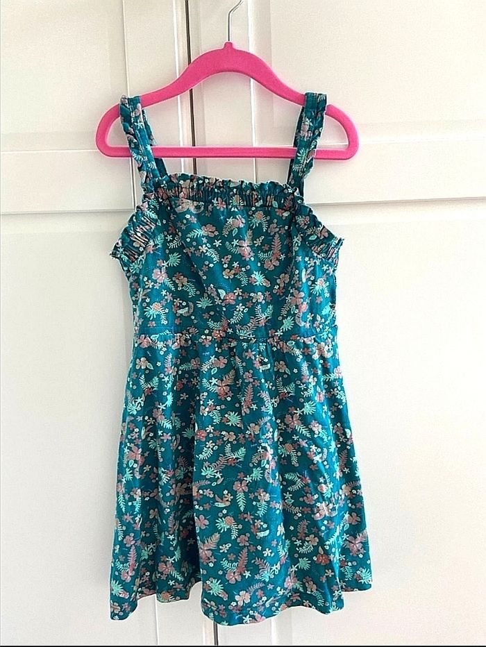 5 ans sergent major jolie robe été imprimé /Excellent état - photo numéro 7