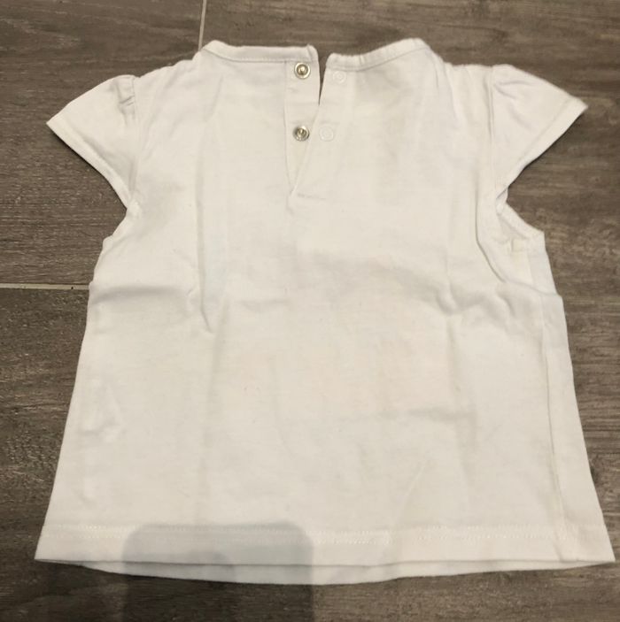 Teeshirt blanc Disney Baby 12 mois - photo numéro 3