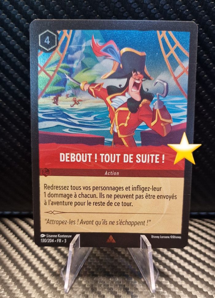 Foil  capitaine crochet lorcana chapitre 3 130/204