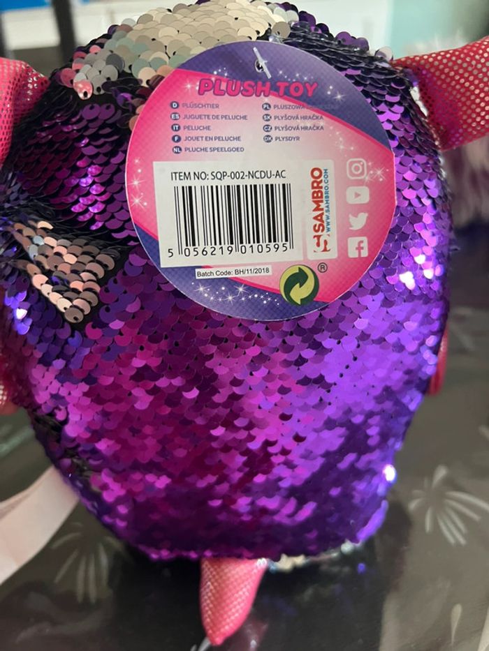 Peluche sequins - photo numéro 2