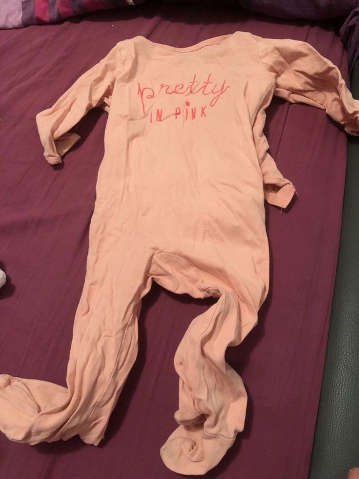 Lot 4 pyjama léger folle 12 mois Bon état - photo numéro 2