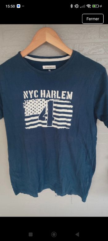 Tee shirt t 16 ans