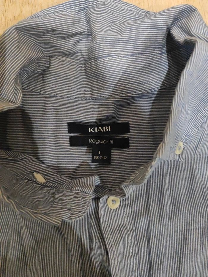 Chemise Kiabi regular fit taille L - photo numéro 3