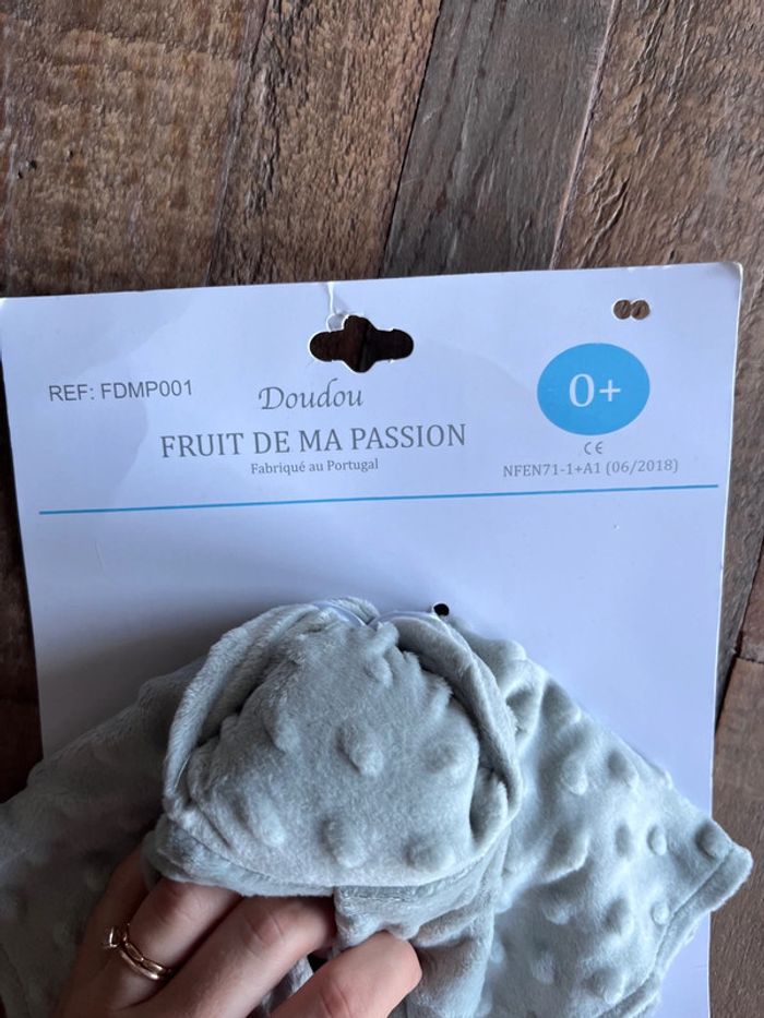 Doudou lapin Fruit de ma passion - photo numéro 2