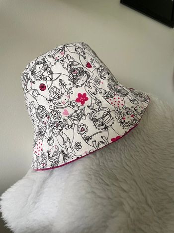 Bob réversible 52 cm princesse