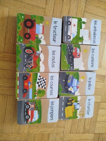 Lot 8 livres les moyens de transport