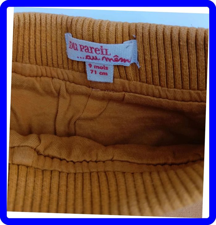 Pantalon 9 mois Du pareil au même - photo numéro 3