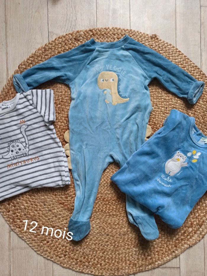 Lot de 3 pyjama 12 mois