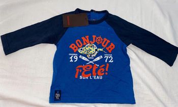 tshirt Catimini neuf avec étiquette 6 mois