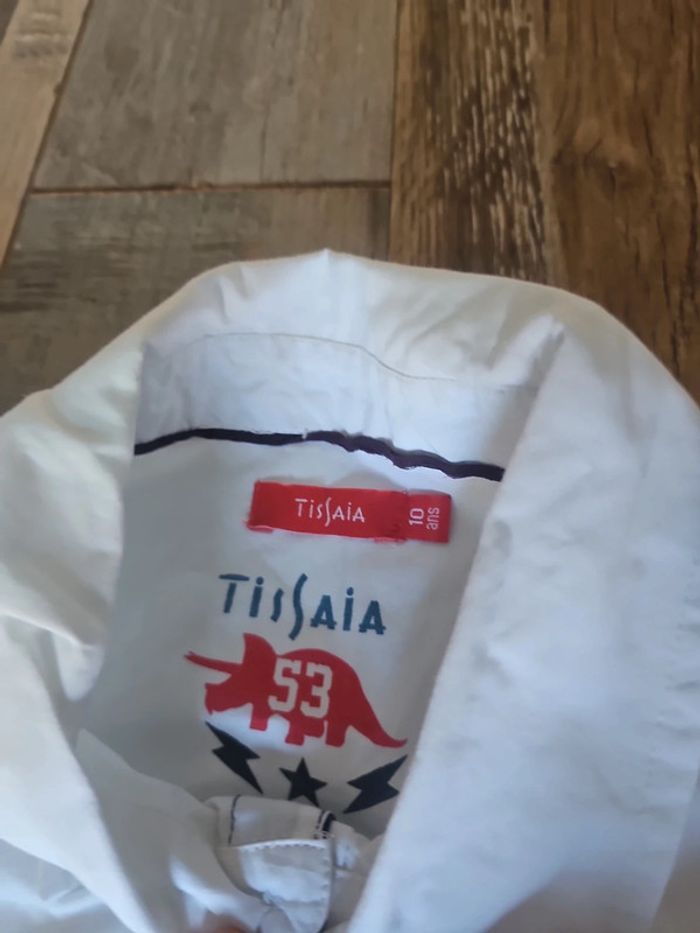 Chemise longue manche garçon t aille 10 ans marque tisfaia - photo numéro 3