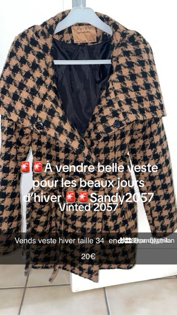 Vends veste femme en bon état