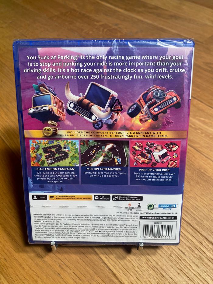 You suck at parking complete edition - PS5 - jeu neuf sous blister - photo numéro 2