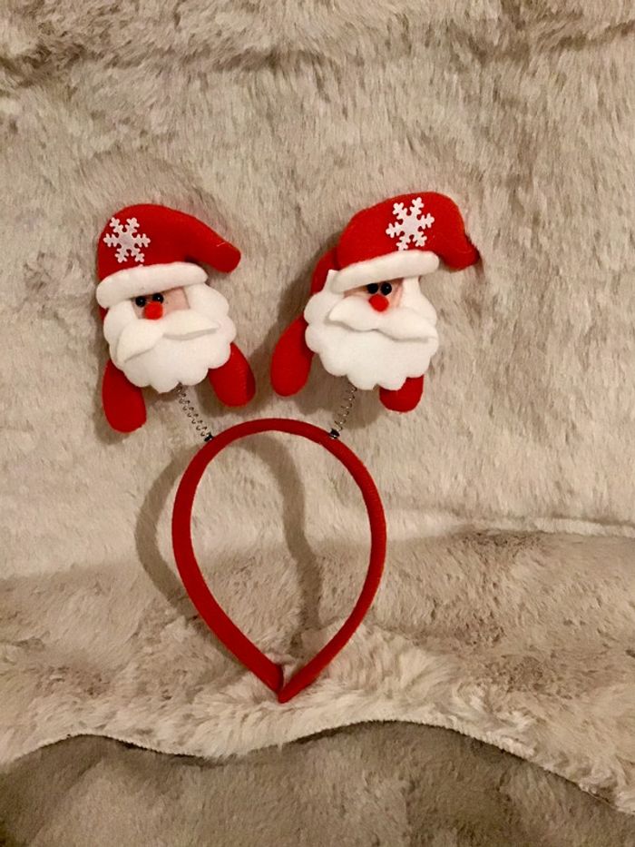 Serre tête père Noël taille unique (1223) - photo numéro 3