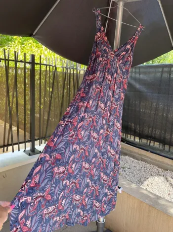 Robe longue superbe erisée