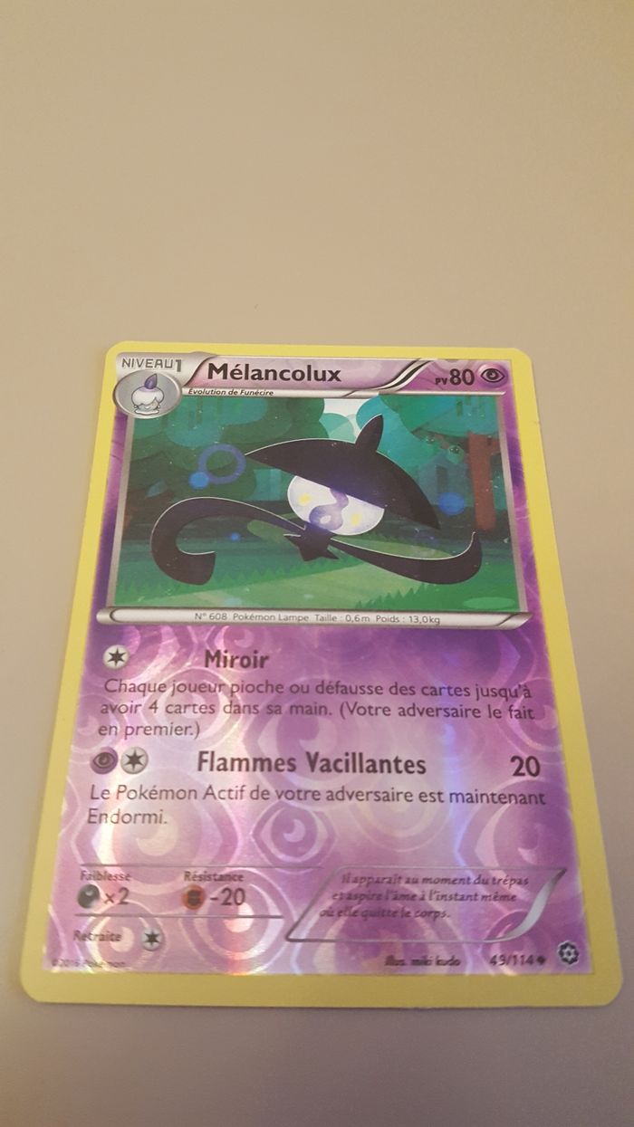 Carte Pokemon Reverse Mélancolux