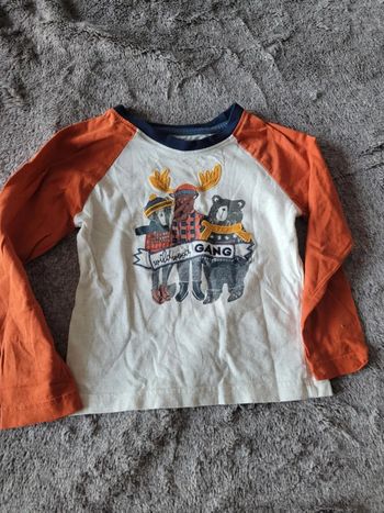 Tee-shirt manches longues 24/36 mois 98 cm