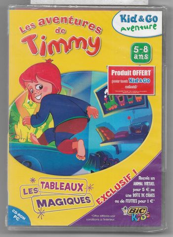 LES AVENTURES DE TIMMY - Les Tableaux Magique / Jeu PC Neuf sous blister Scellé