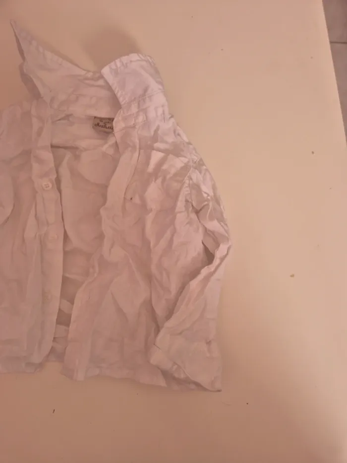 Chemise blanche 12 mois - photo numéro 4
